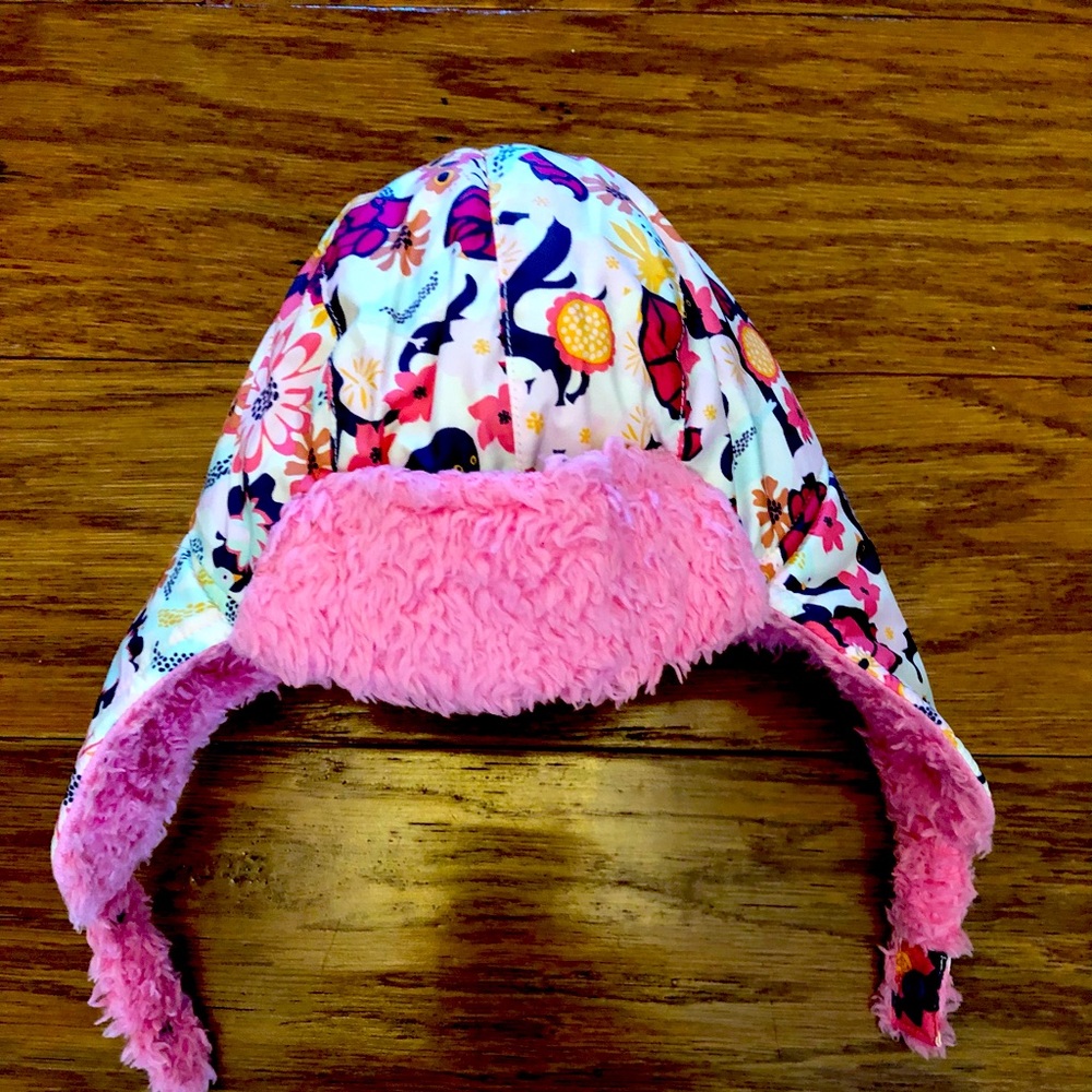 Girls fleece lined hat with ear protectors